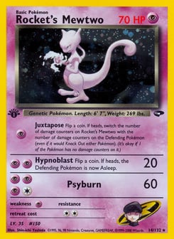 Rocket's Mewtwo 14/132 Gym Challenge