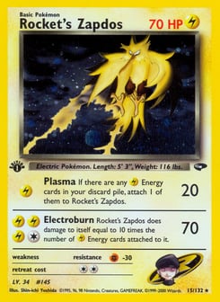 Rocket's Zapdos 15/132 Gym Challenge