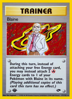 Blaine 17/132 Gym Challenge