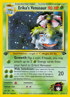 Erika's Venusaur 4/132 Gym Challenge