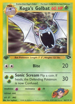 Koga's Golbat 46/132 Gym Challenge