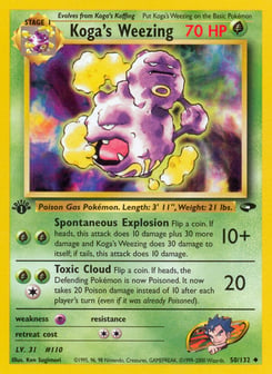 Koga's Weezing 50/132 Gym Challenge