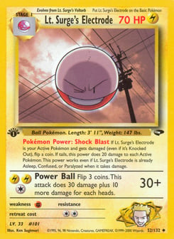 Lt. Surge's Electrode 52/132 Gym Challenge