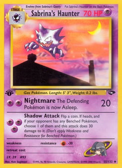 Sabrina's Haunter 55/132 Gym Challenge