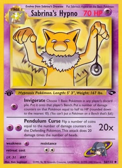 Sabrina's Hypno 56/132 Gym Challenge