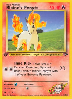 Blaine's Ponyta 64/132 Gym Challenge