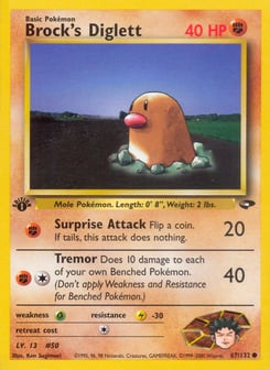 Brock's Diglett 67/132 Gym Challenge