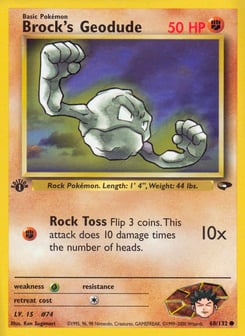 Brock's Geodude 68/132 Gym Challenge