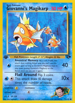 Giovanni's Magikarp 73/132 Gym Challenge