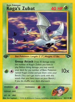 Koga's Zubat 83/132 Gym Challenge