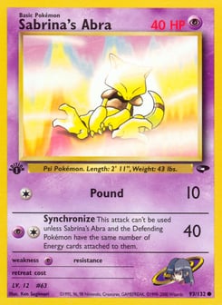 Sabrina's Abra 93/132 Gym Challenge