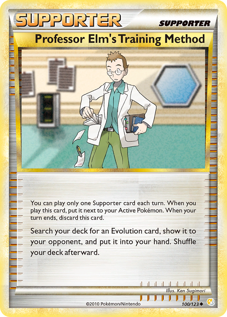 Professor Elm's Training Method 100/123 HeartGold & SoulSilver