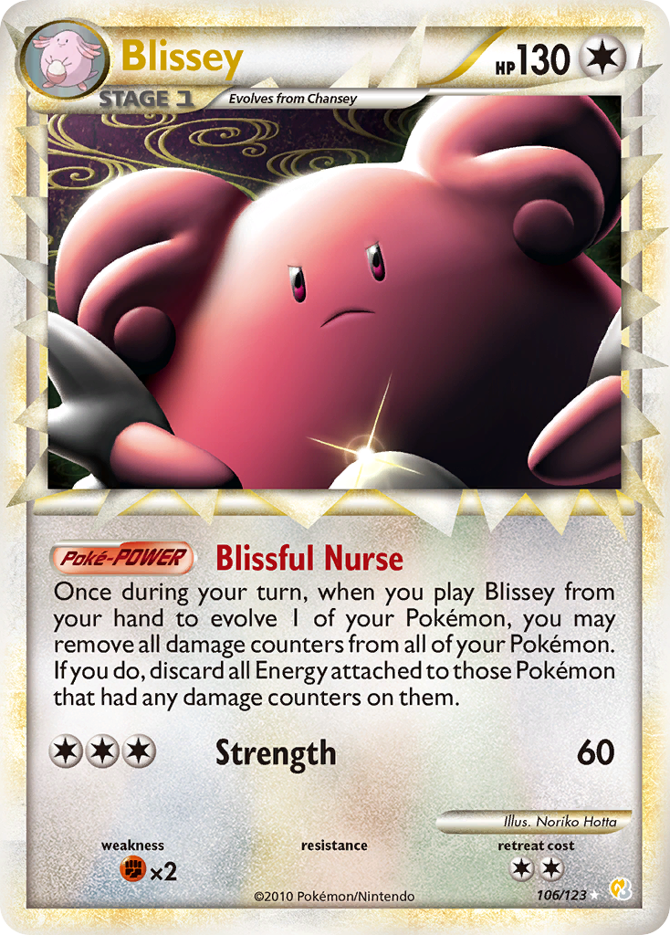 Blissey 106/123 HeartGold & SoulSilver