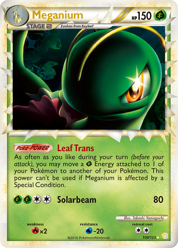Meganium 109/123 HeartGold & SoulSilver