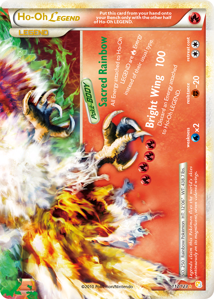 Ho-Oh LEGEND 112/123 HeartGold & SoulSilver