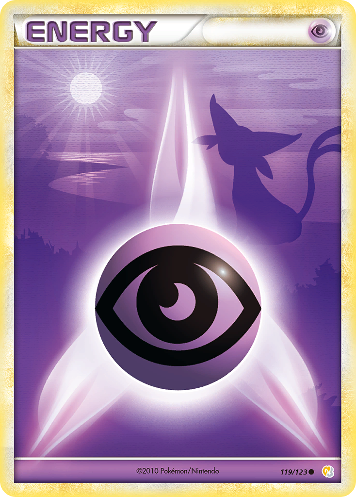 Psychic Energy 119/123 HeartGold & SoulSilver