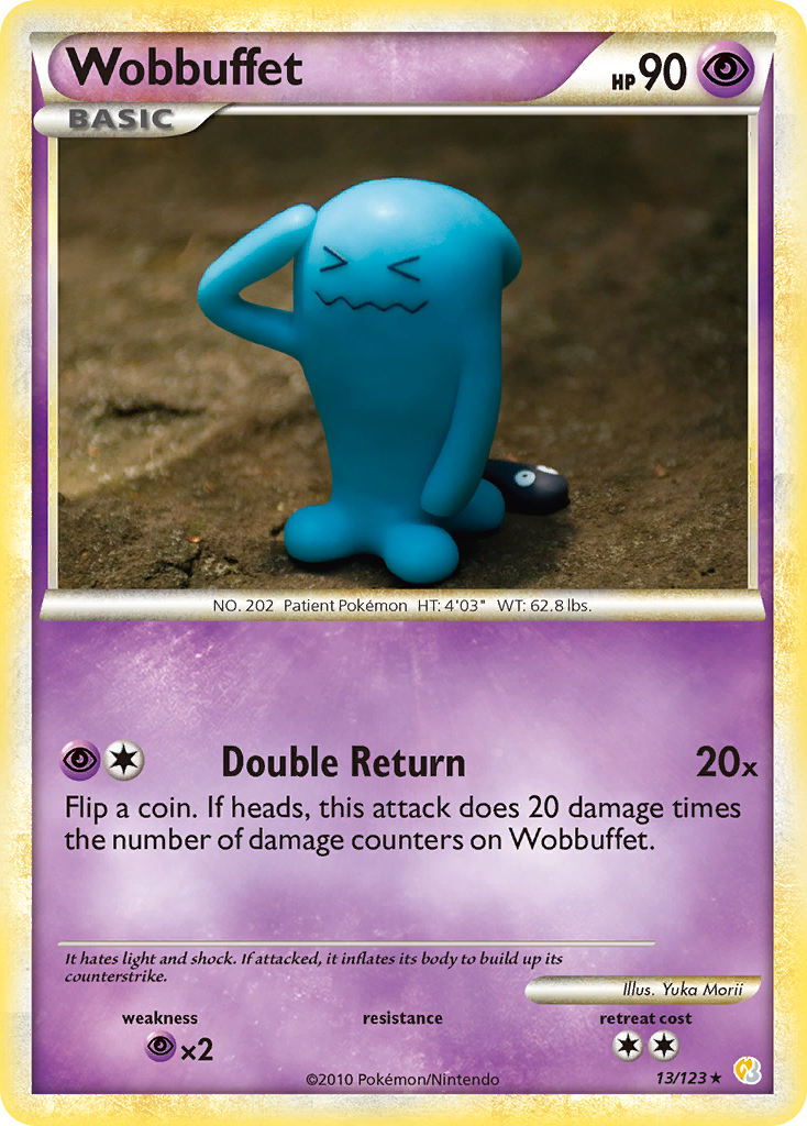 Wobbuffet 13/123 HeartGold & SoulSilver