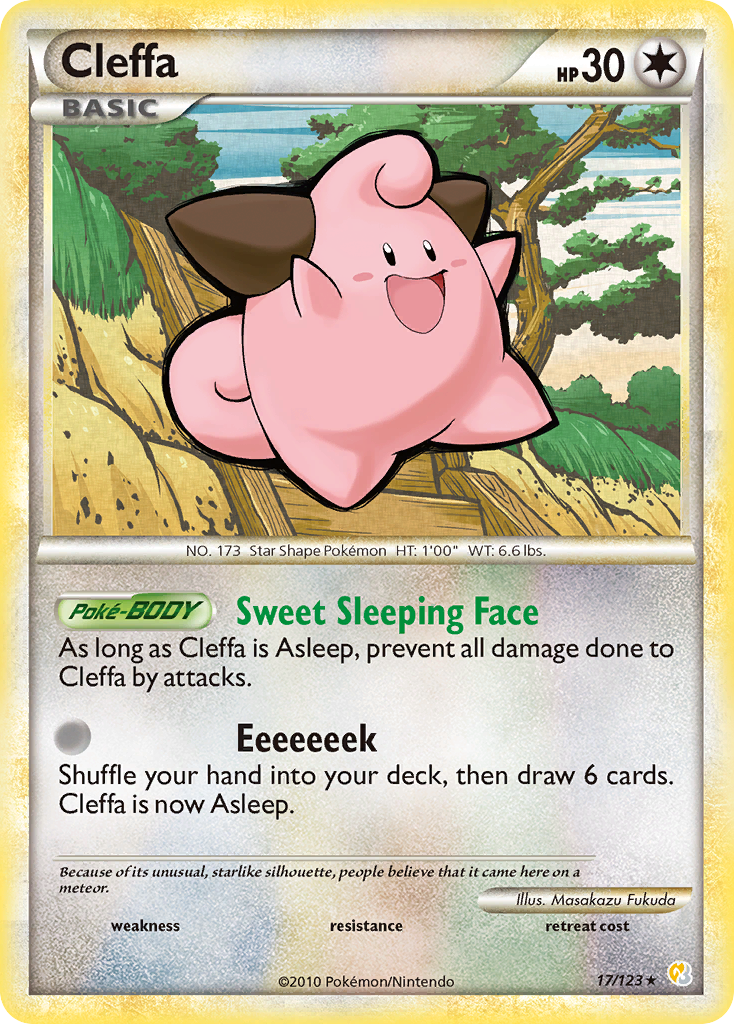 Cleffa 17/123 HeartGold & SoulSilver