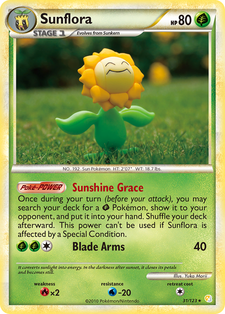 Sunflora 31/123 HeartGold & SoulSilver
