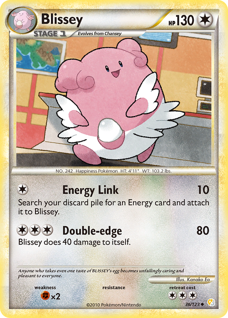 Blissey 36/123 HeartGold & SoulSilver