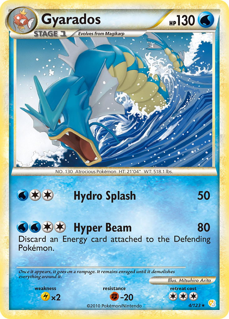 Gyarados 4/123 HeartGold & SoulSilver