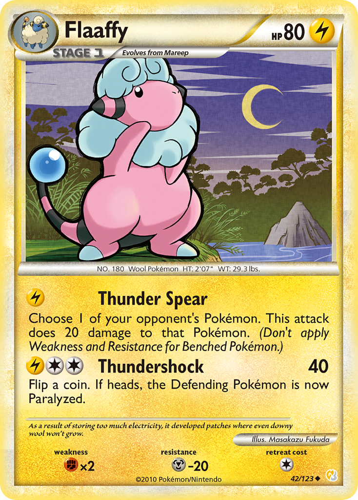 Flaaffy 42/123 HeartGold & SoulSilver