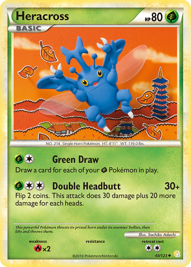 Heracross 43/123 HeartGold & SoulSilver