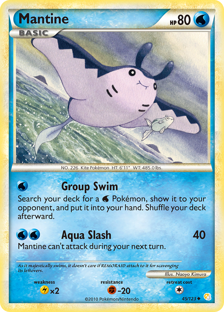 Mantine 45/123 HeartGold & SoulSilver