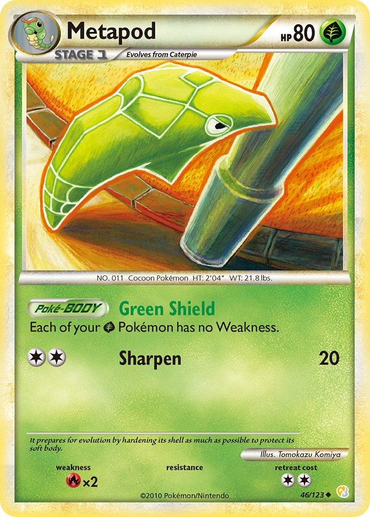 Metapod 46/123 HeartGold & SoulSilver