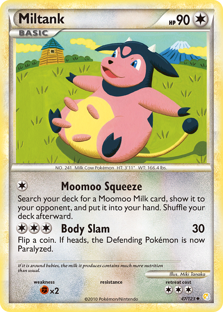 Miltank 47/123 HeartGold & SoulSilver
