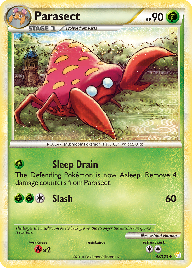 Parasect 48/123 HeartGold & SoulSilver
