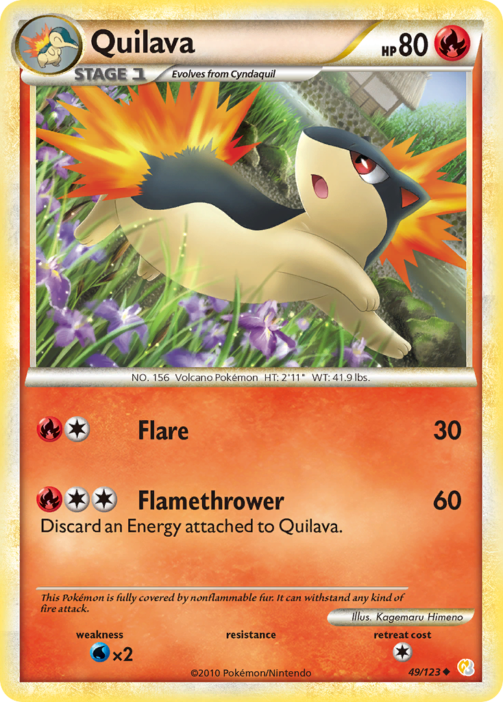 Quilava 49/123 HeartGold & SoulSilver