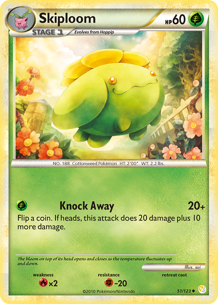 Skiploom 51/123 HeartGold & SoulSilver