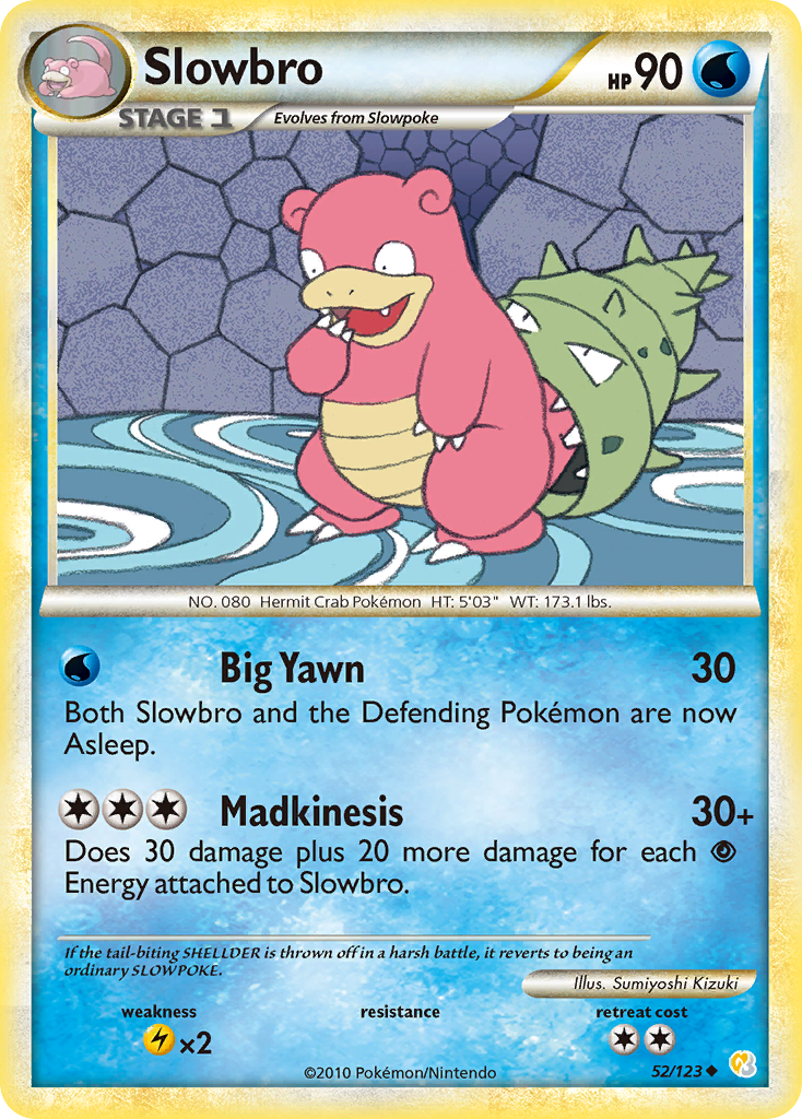Slowbro 52/123 HeartGold & SoulSilver