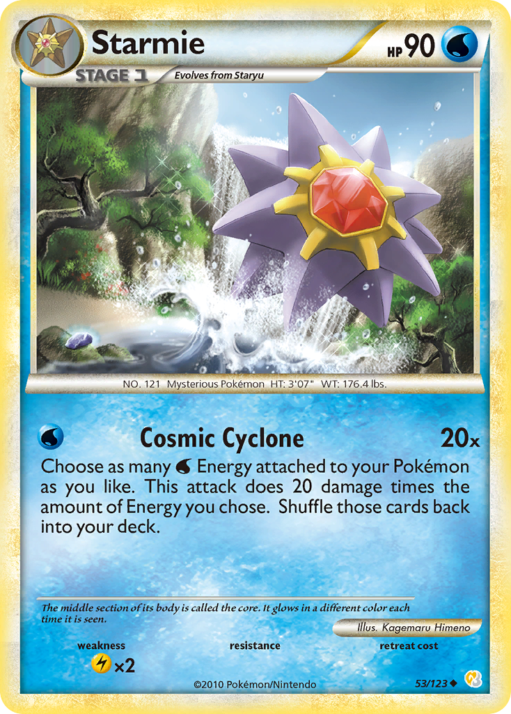 Starmie 53/123 HeartGold & SoulSilver