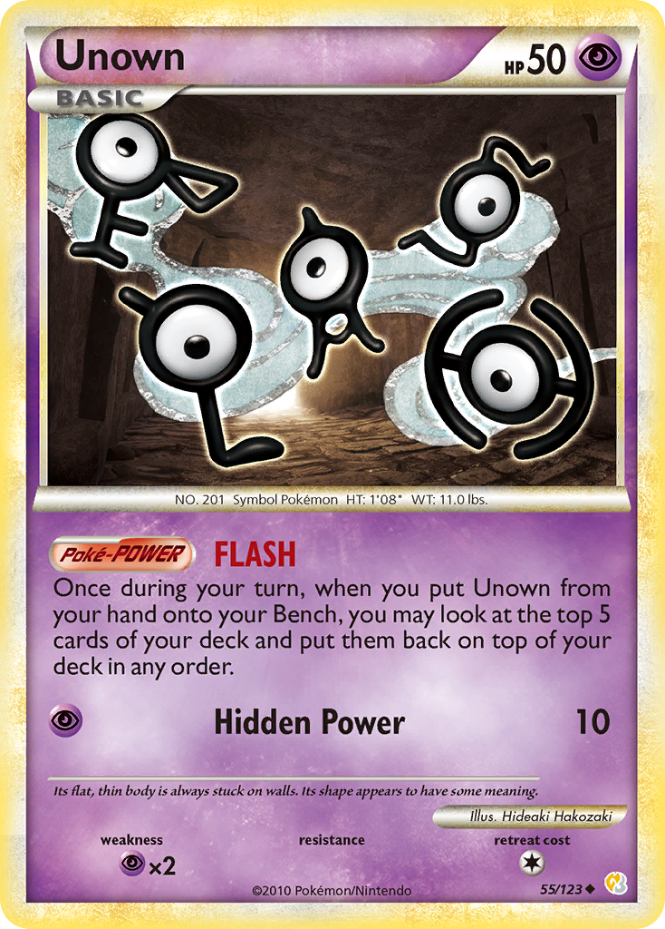 Unown 55/123 HeartGold & SoulSilver