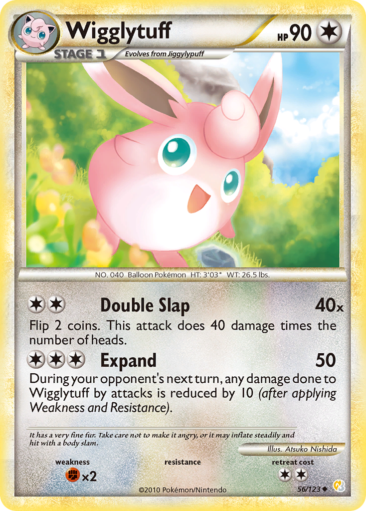 Wigglytuff 56/123 HeartGold & SoulSilver