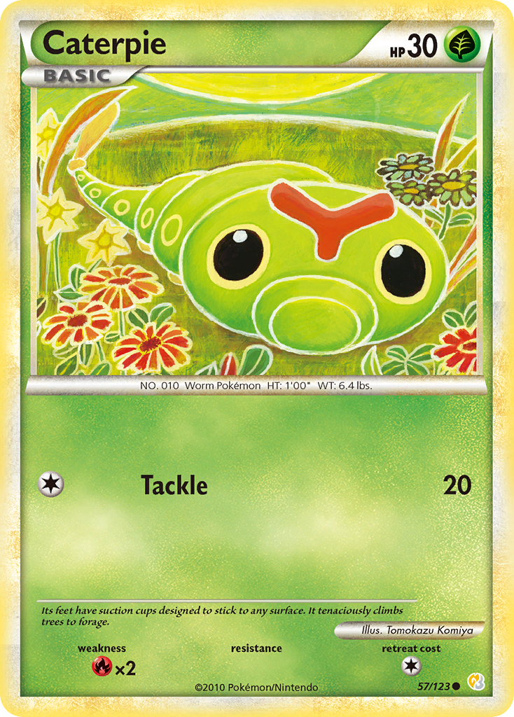 Caterpie 57/123 HeartGold & SoulSilver