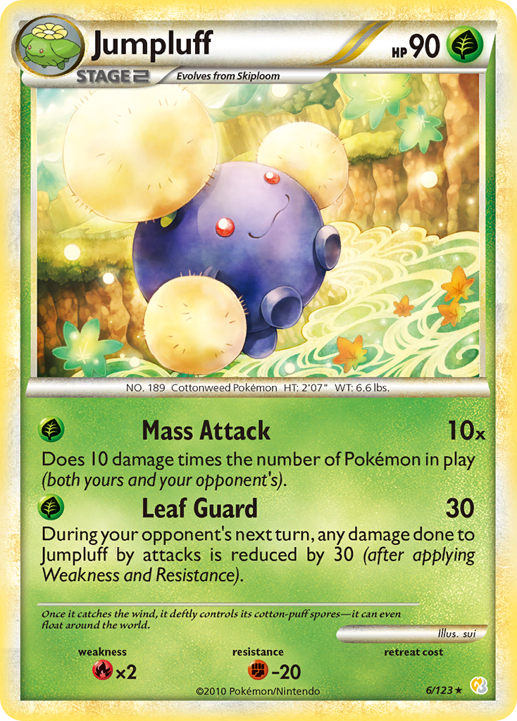 Jumpluff 6/123 HeartGold & SoulSilver