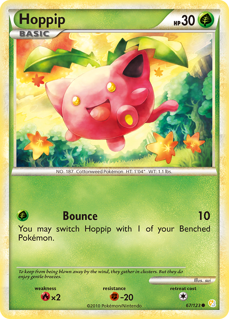 Hoppip 67/123 HeartGold & SoulSilver