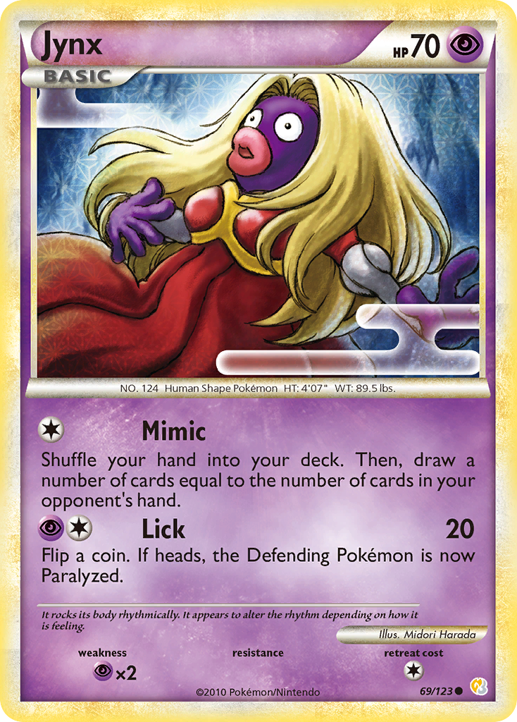 Jynx 69/123 HeartGold & SoulSilver