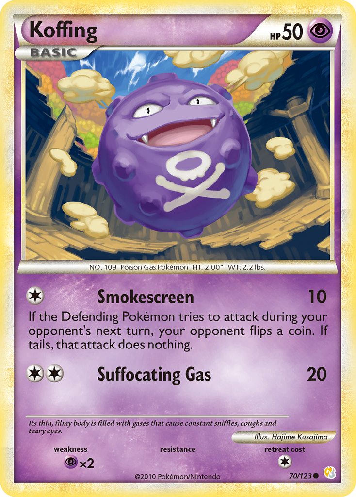 Koffing 70/123 HeartGold & SoulSilver
