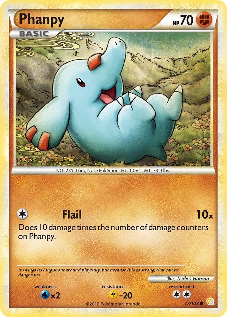 Phanpy 77/123 HeartGold & SoulSilver