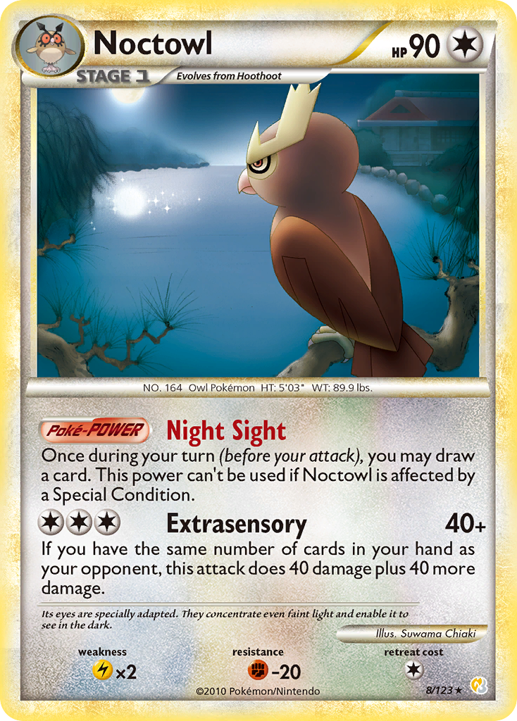 Noctowl 8/123 HeartGold & SoulSilver