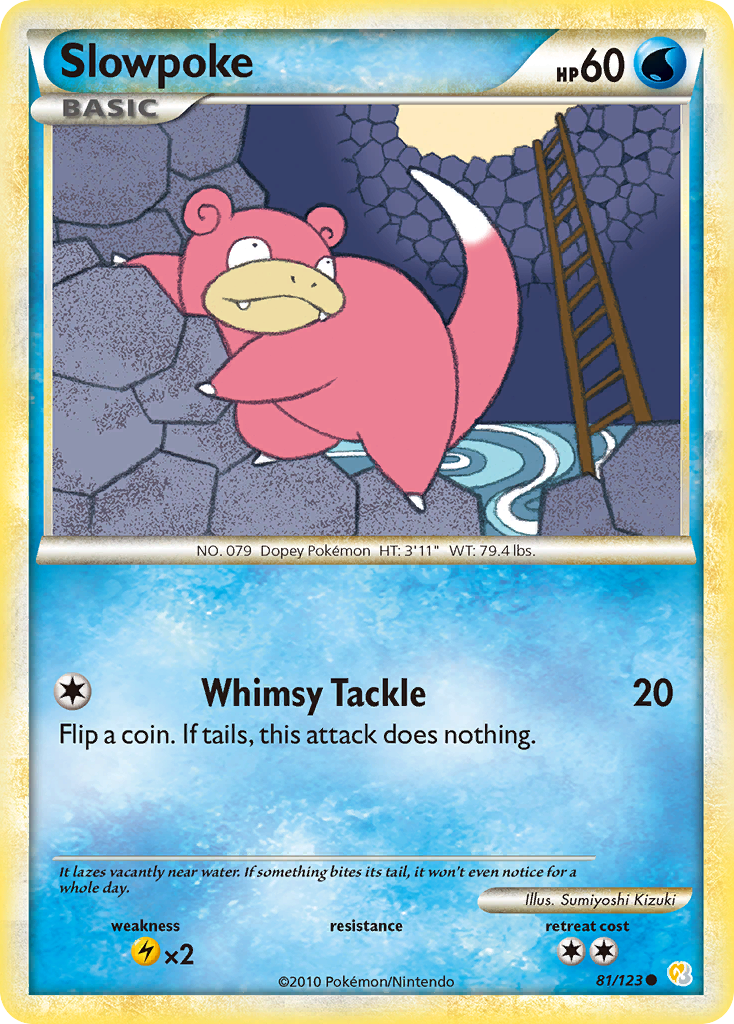 Slowpoke 81/123 HeartGold & SoulSilver