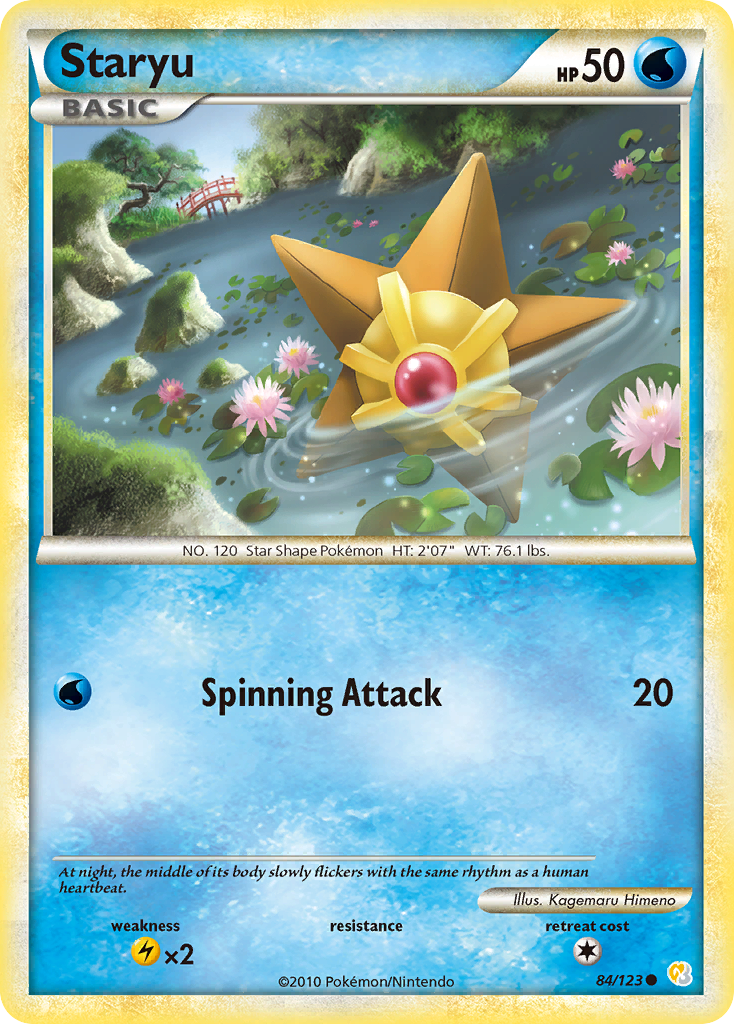 Staryu 84/123 HeartGold & SoulSilver