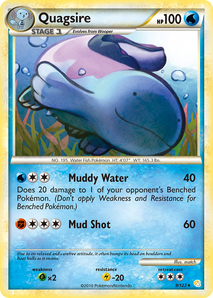 Quagsire 9/123 HeartGold & SoulSilver