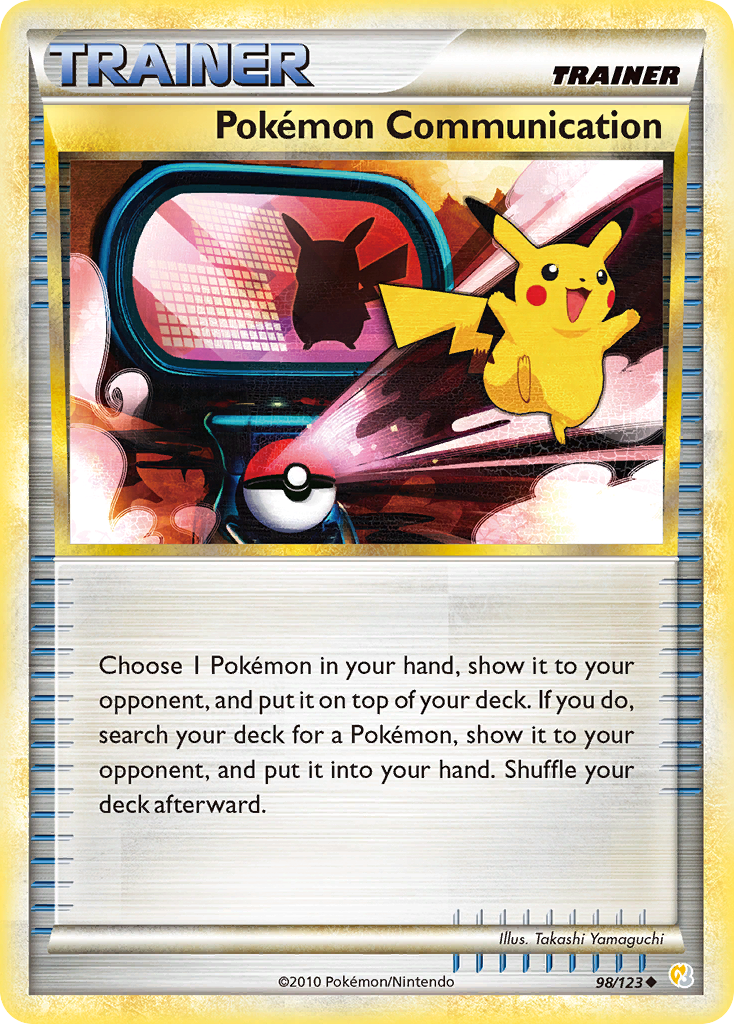 Pokémon Communication 98/123 HeartGold & SoulSilver