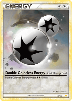 Double Colorless Energy 103/123 HeartGold & SoulSilver