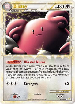 Blissey 106/123 HeartGold & SoulSilver